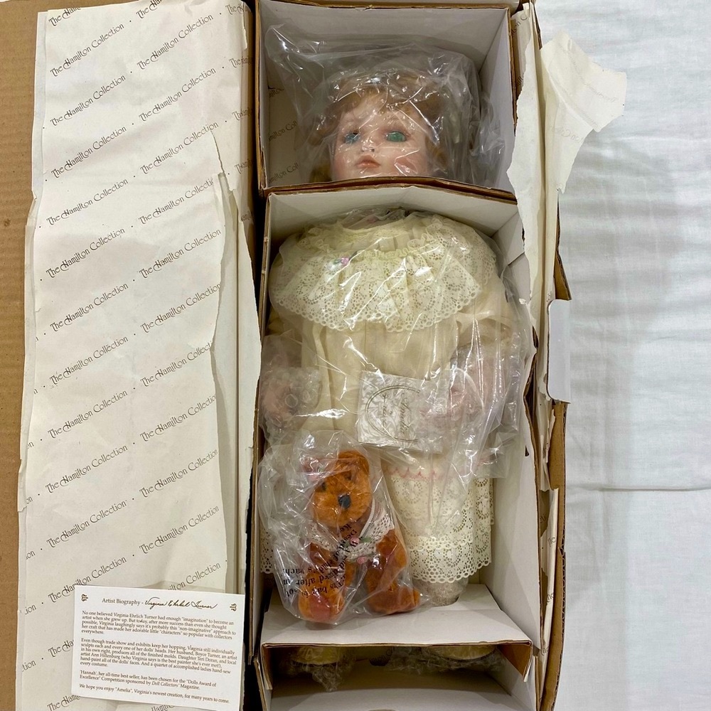 Hamilton Collection Porcelain Doll “Amelia”